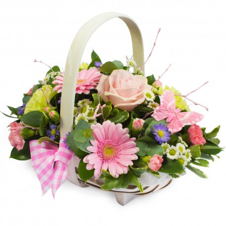 Pretty Perfect Basket Arrangement