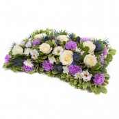 SYM-331 Open Based 46cm Pillow in Lilac & white