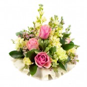 SYM-342 Petite Posy PINK & CREAM